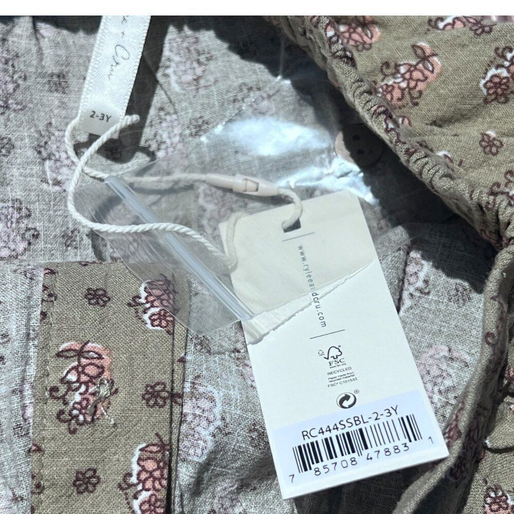 NWT! Rylee & Cru Joelle Skirt in Flower Block Size 2-3Y - Picture 6 of 7